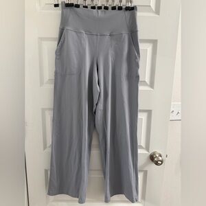lululemon athletica Light Gray Wide-Leg Pants -ankle
